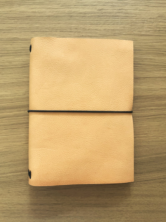 NOMAD Leather Travel Journal in Cognac