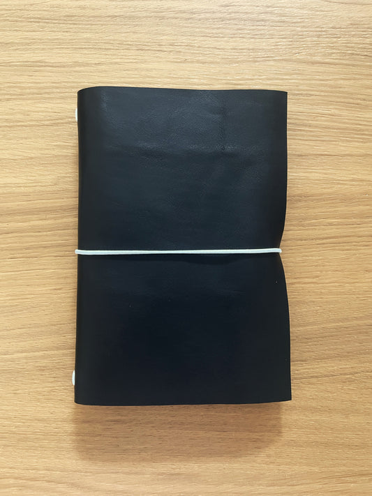 COVEN Leather Travel Journal in Black